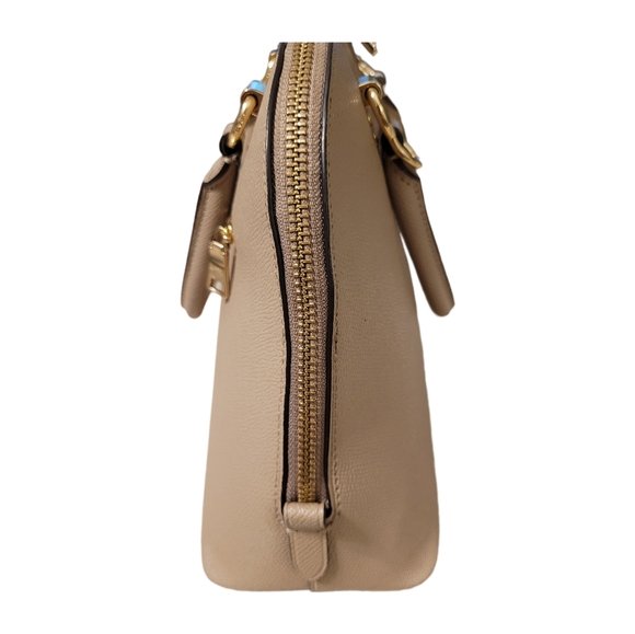 Coach Crossgrain Leather Katy Satchel 2553 With Matching Wallet EUC (Mauve) - Picture 4 of 16